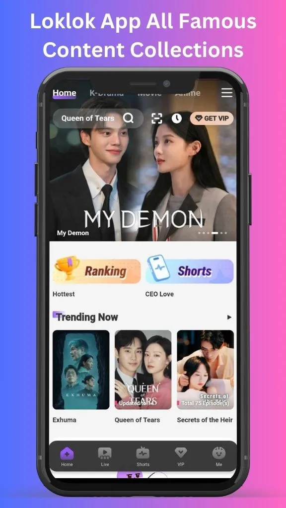 Loklok App All Famous Content Collections